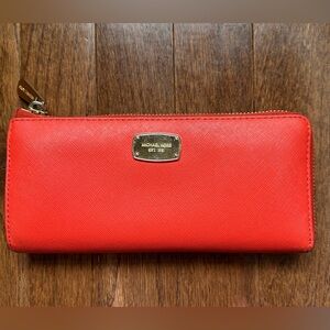 Michael Kors Vibrant Red Wallet